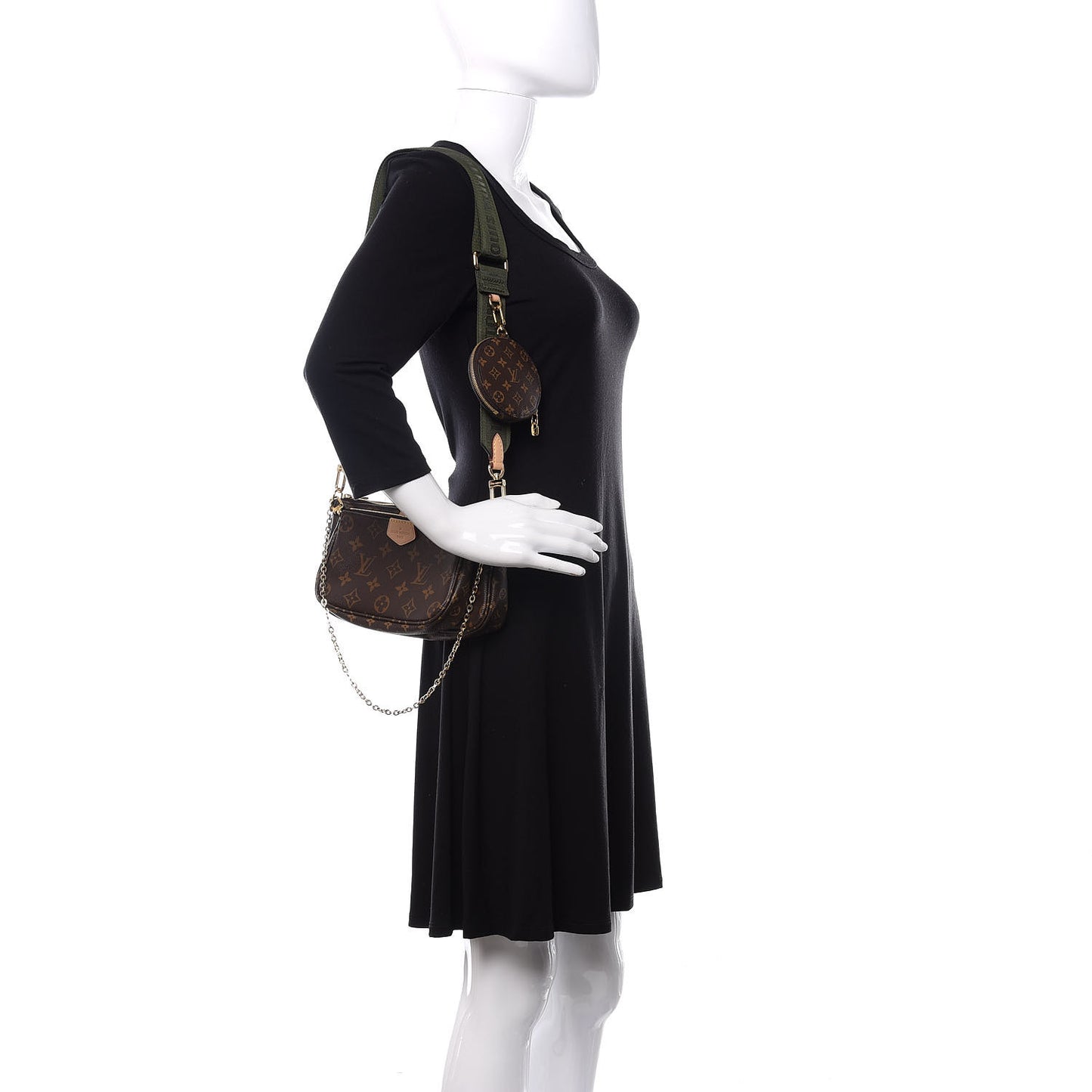 Monogram Multi Pochette Accessories Kaki