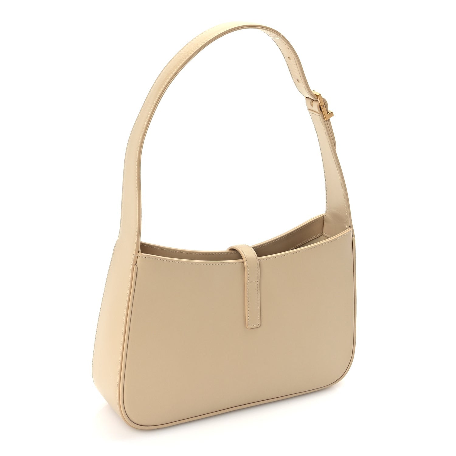 Saint Laurent Smooth Calfskin Le 5 A 7 Hobo Dark Beige 2 of 8