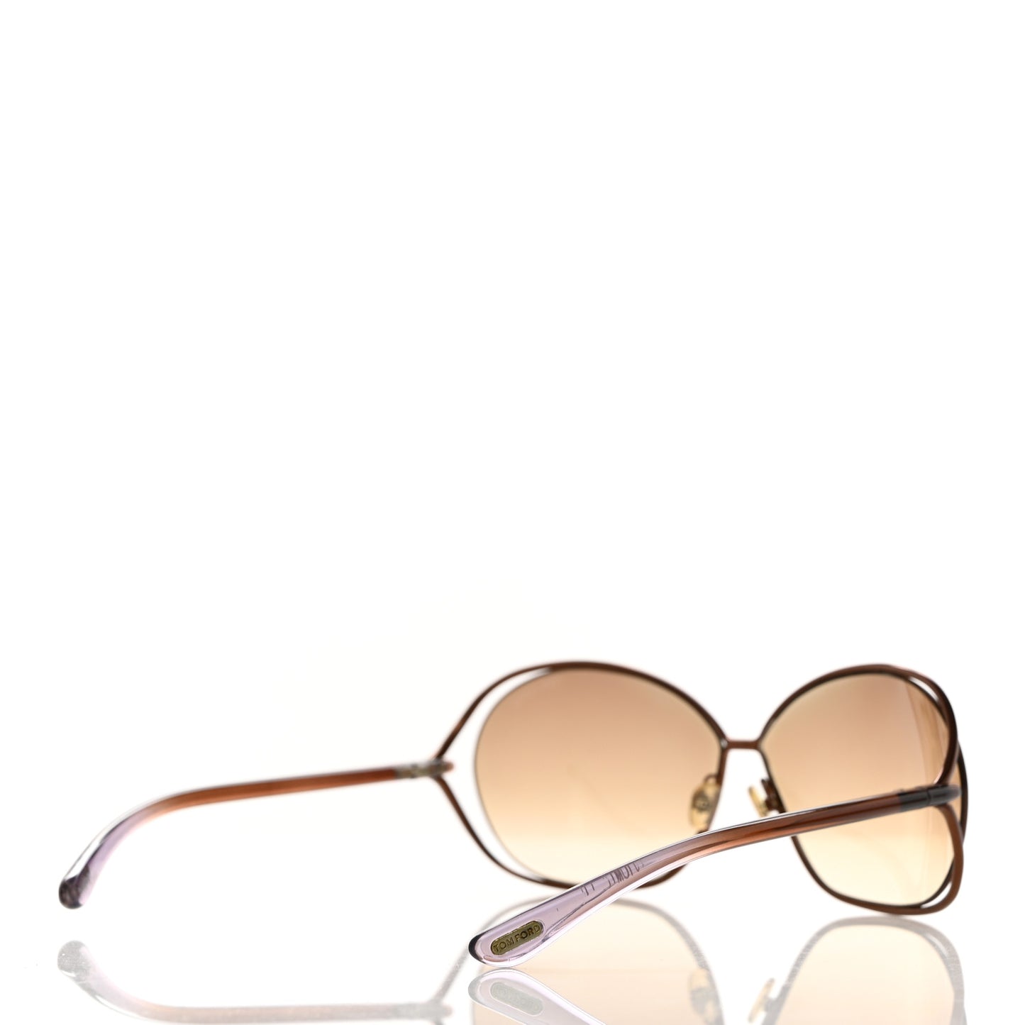 Carla Soft Square Sunglasses TF157 Dark Brown