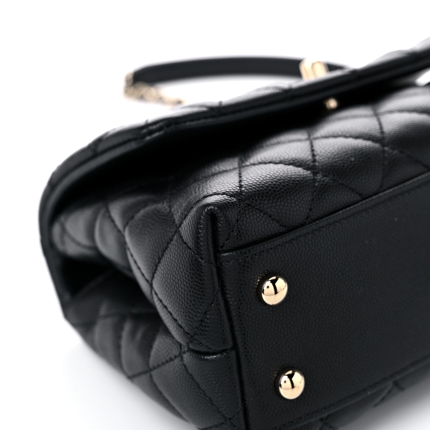 Chanel Caviar Quilted Mini Coco Handle Flap Black 10 of 14