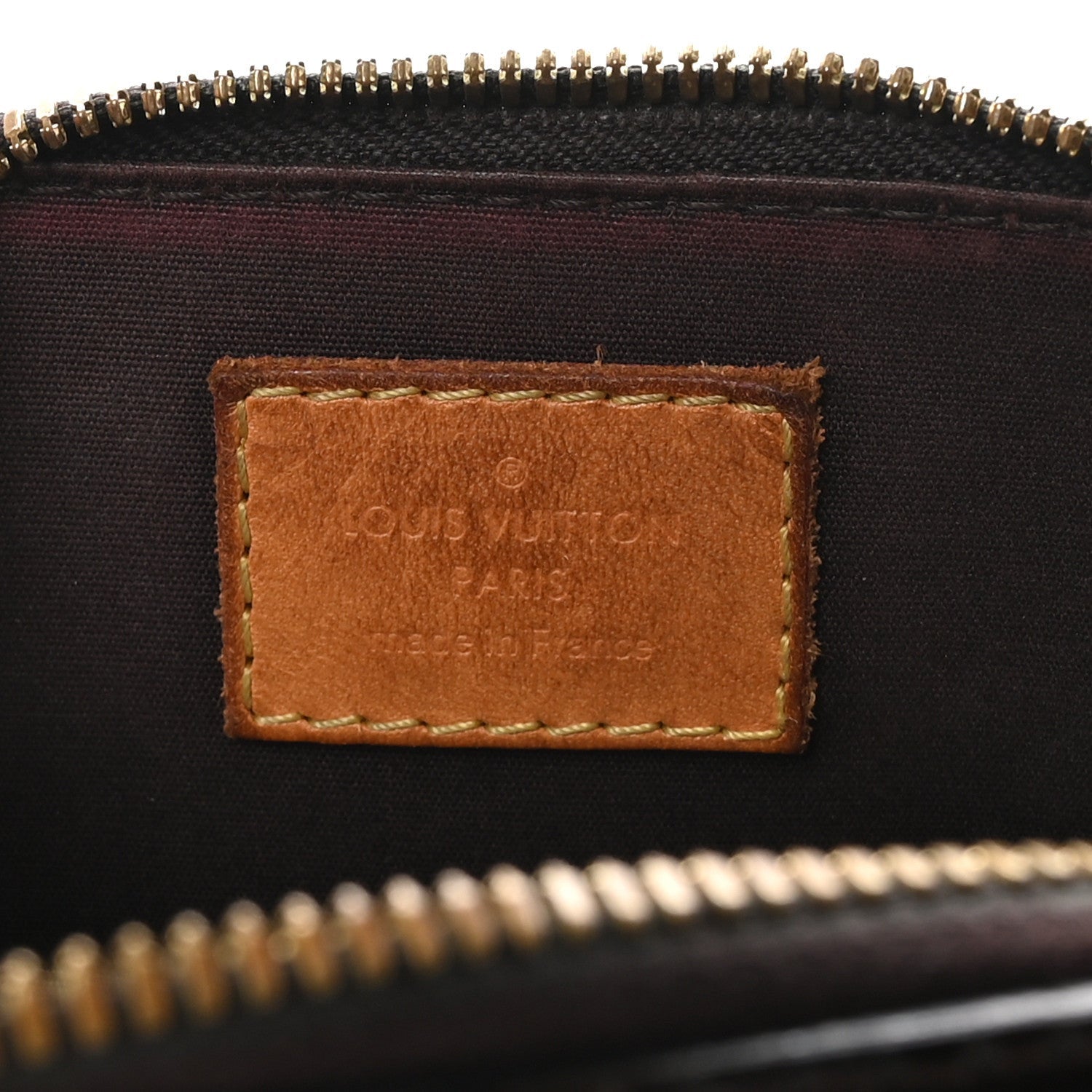 Louis Vuitton Vernis Alma BB Amarante 6 of 7