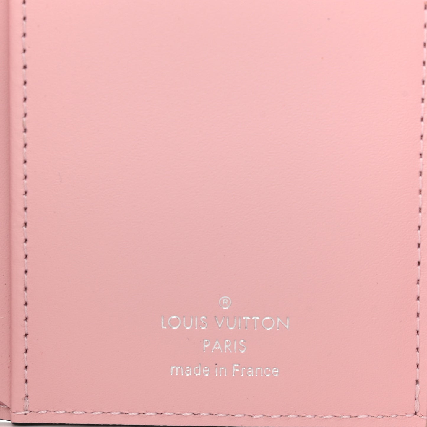 Epi Monogram Tape Twist Compact Wallet Rose White