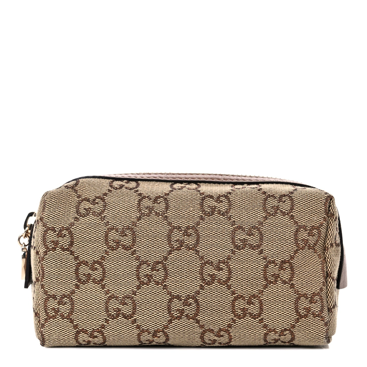 Monogram Small Cosmetic Case Metallic Bronze