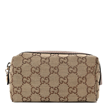 Gucci Monogram Small Cosmetic Case Metallic Bronze 1 of 9