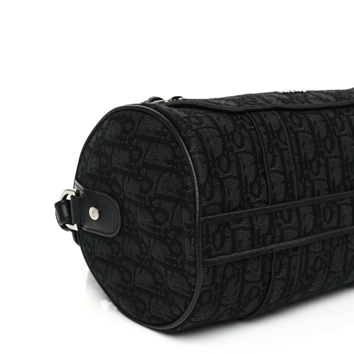 Christian Dior Oblique Jacquard Zipped Messenger Bag Black 7 of 8