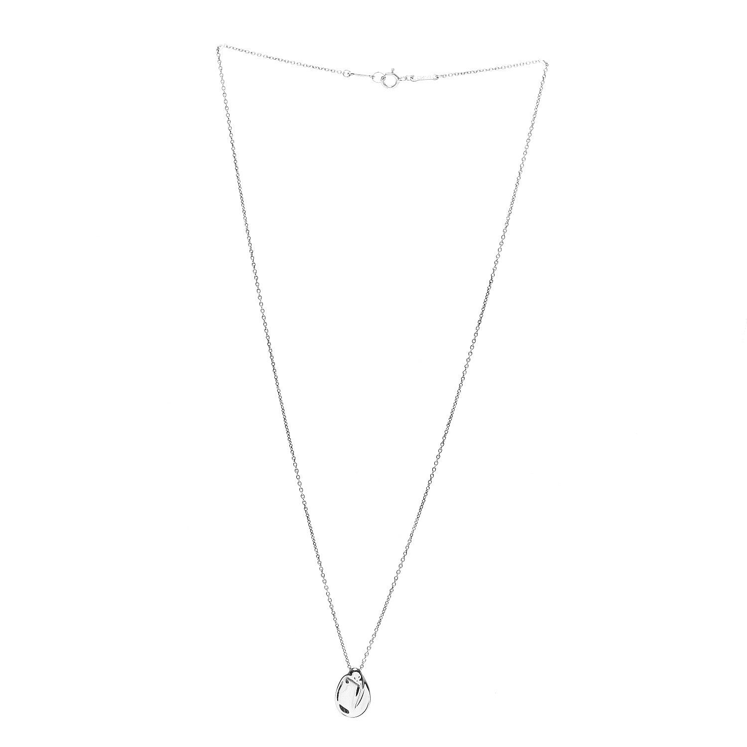 Tiffany Sterling Silver Elsa Peretti Madonna Pendant Necklace 3 of 9