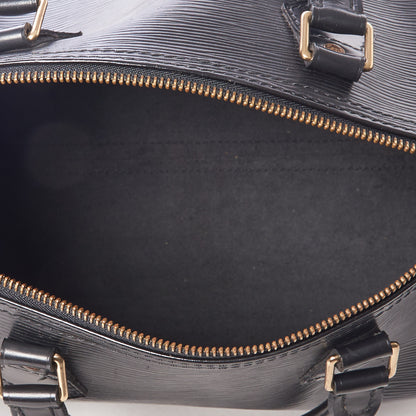 Louis Vuitton Epi Speedy 30 Black 4 of 8