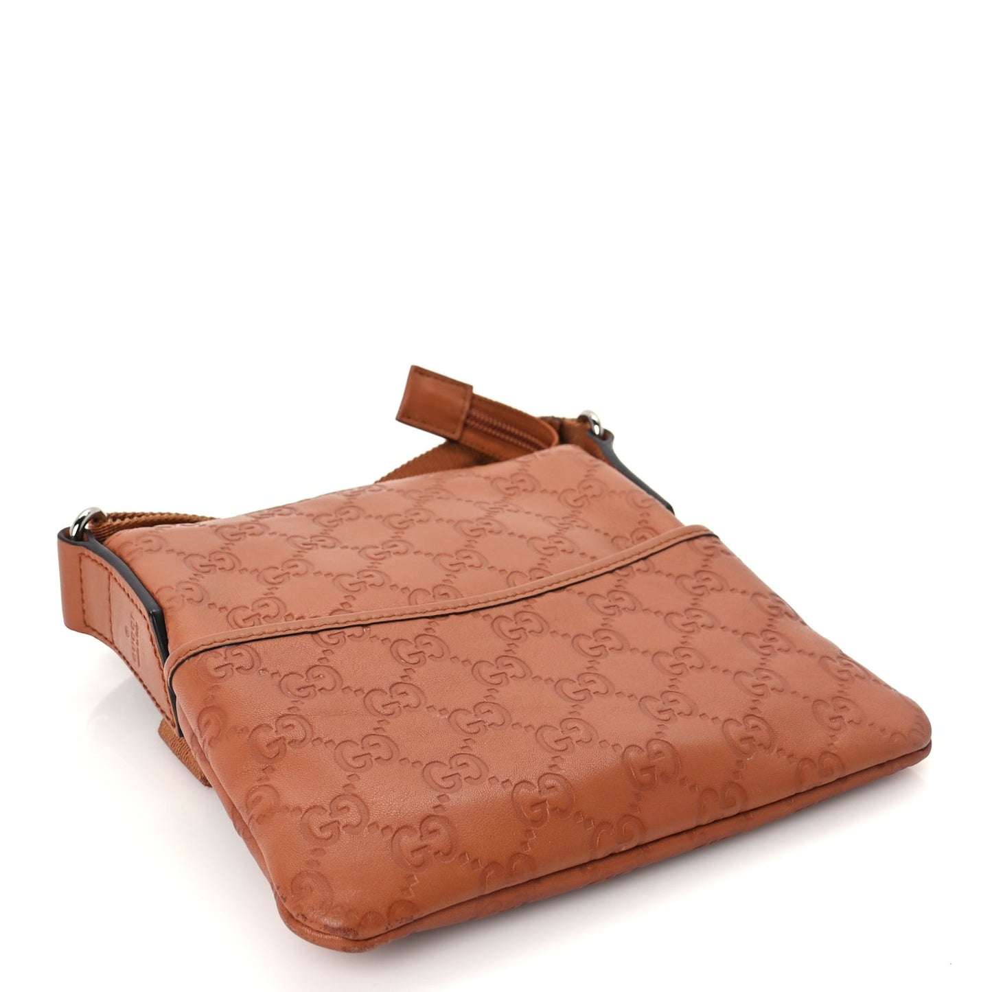 ssima Crossbody Messenger Bag Brown