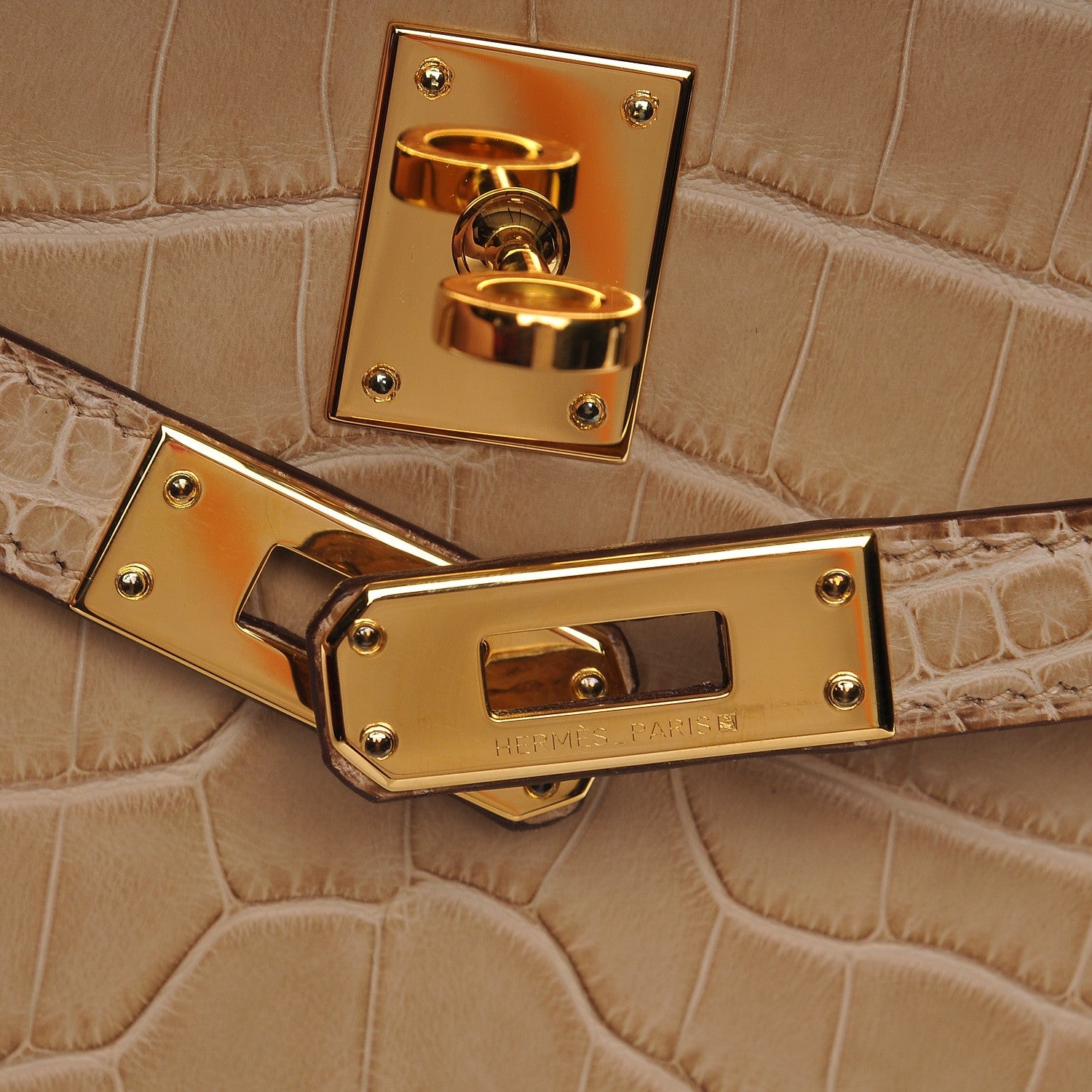 Hermes Matte Alligator Kelly Pochette Poussiere 9 of 23