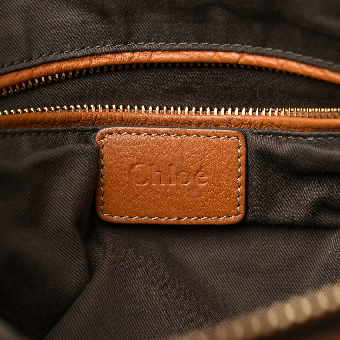 Calfskin Medium Marcie Satchel Tan