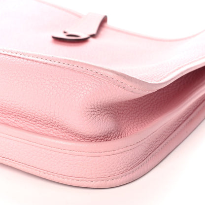 Hermes Taurillon Clemence Evelyne III PM Rose Sakura 10 of 13