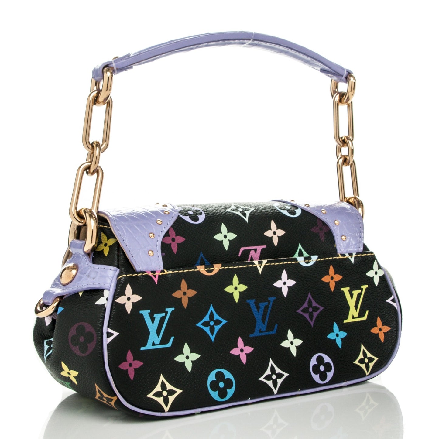 Monogram Multicolor Alligator Marilyn Black