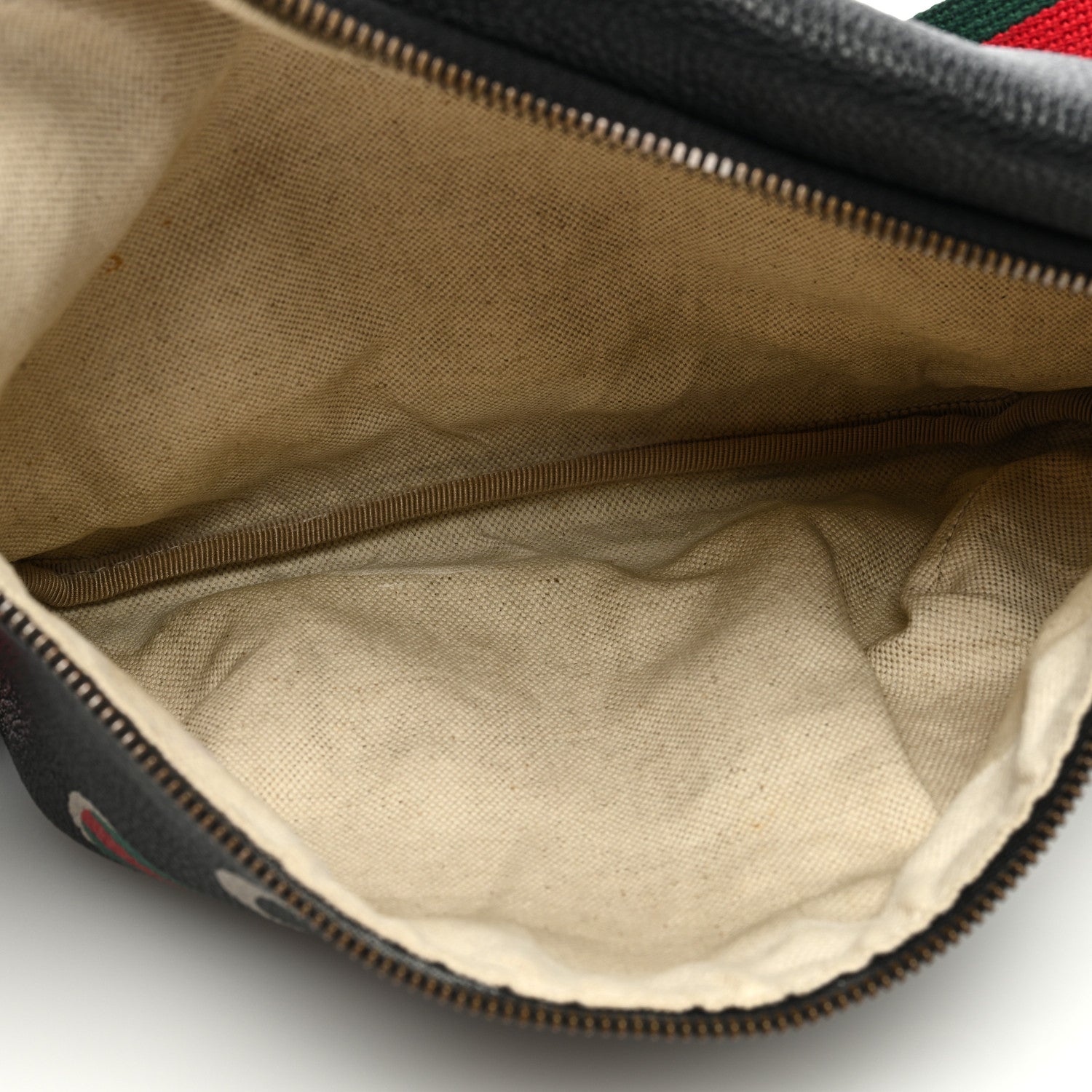 Gucci Grained Calfskin Logo Belt Bag Black 5 of 8