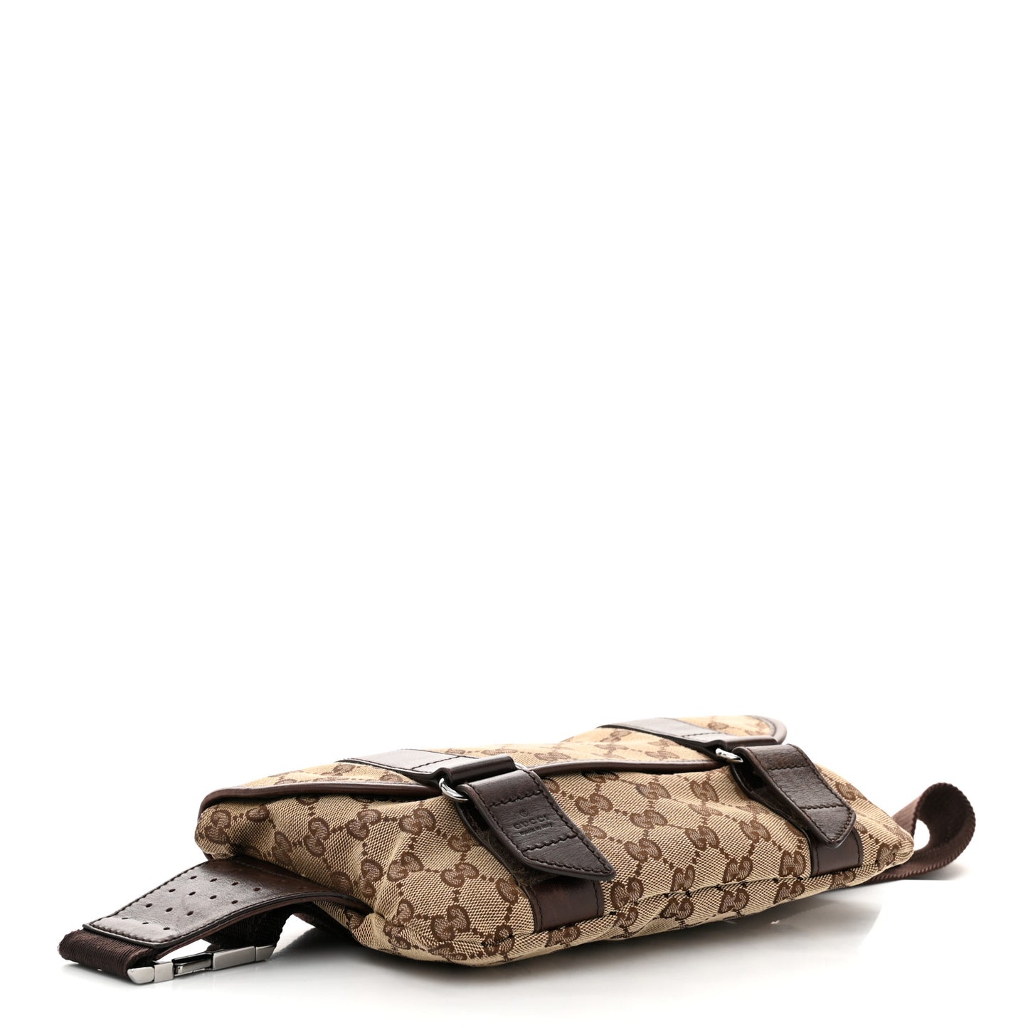 Monogram Waist Belt Bag Dark Brown