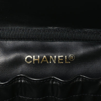 Chanel Caviar CC Vanity Cosmetic Case Burgundy 6 of 8