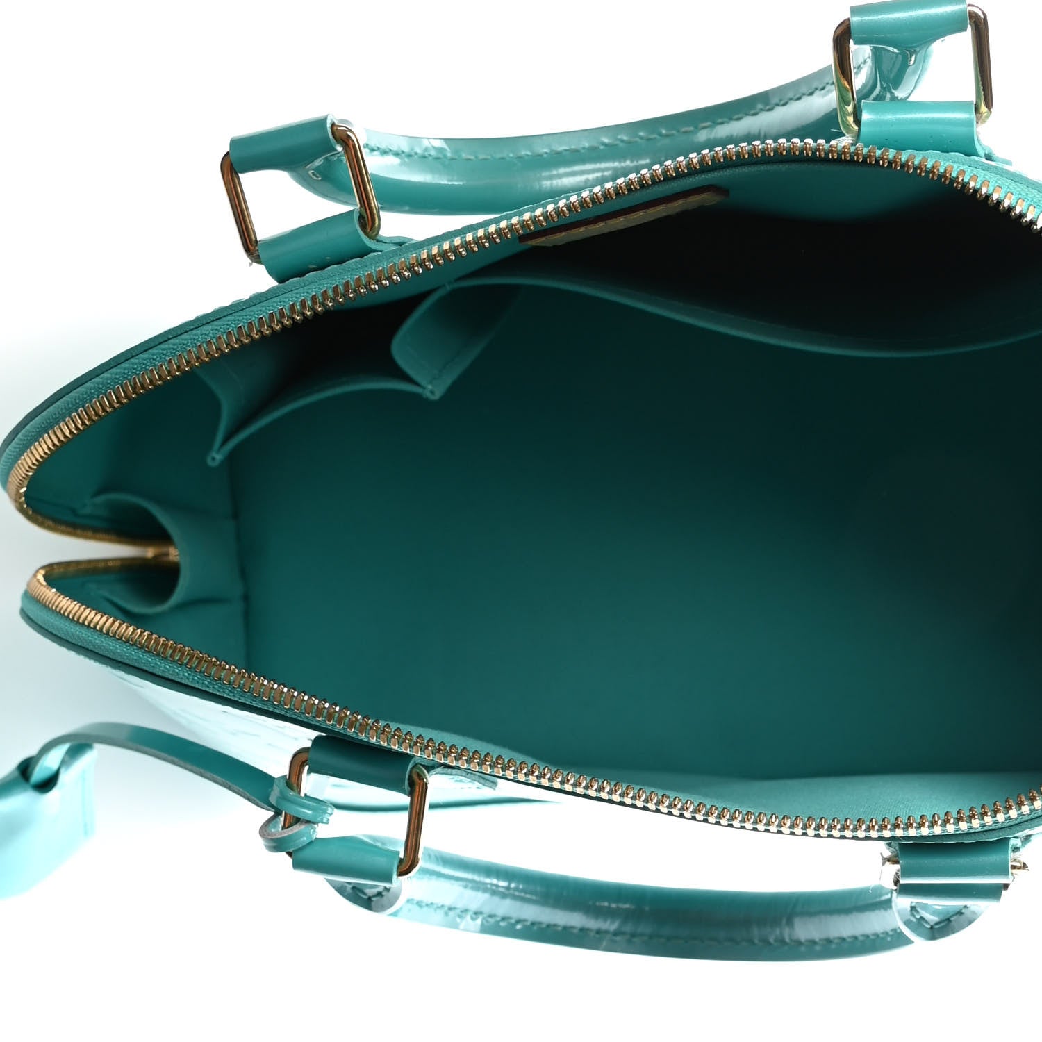 Louis Vuitton Vernis Alma PM Blue Lagon 4 of 4