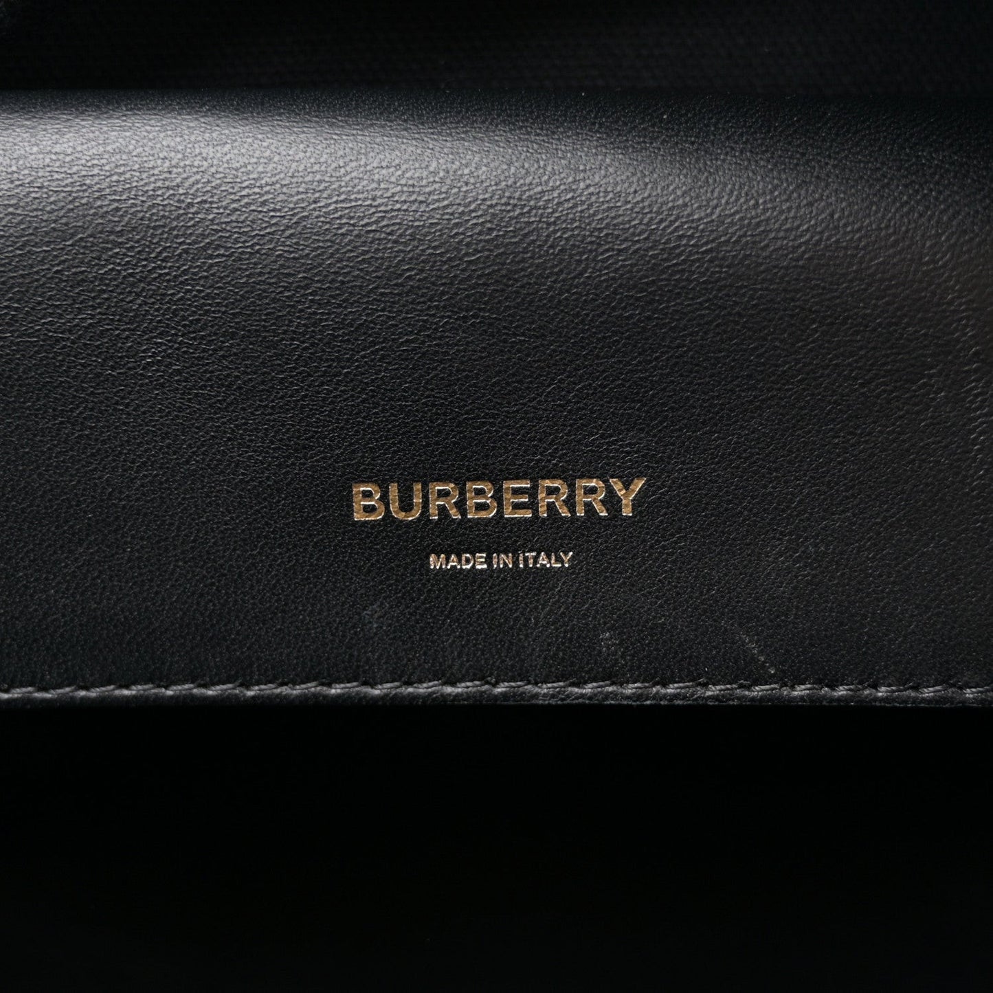 Smooth Calfskin Paneled Medium Cube Bowling Bag Black