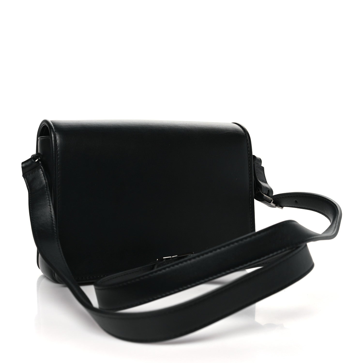 Christian Louboutin Calfskin Studded Carasky Crossbody Bag Black 3 of 9