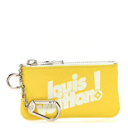 Louis Vuitton Calfskin Everyday LV Key Pouch Jaune 1 of 6