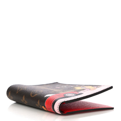 Louis Vuitton Monogram 2019 Christmas Animation Passport Cover Rouge 4 of 10