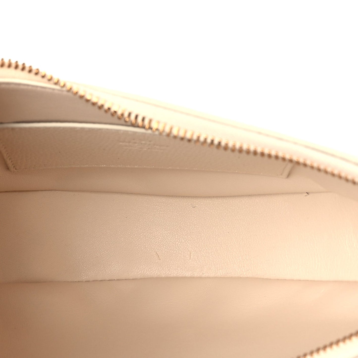 Grainy Calfskin Mini Vlogo Signature Hobo Bag Light Ivory