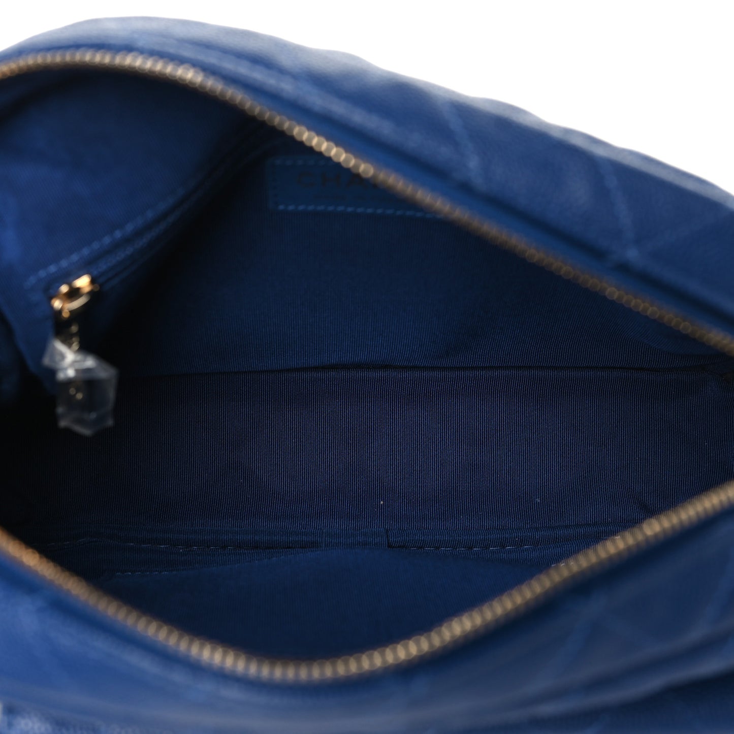 Caviar Quilted CC Day Camera Case Blue