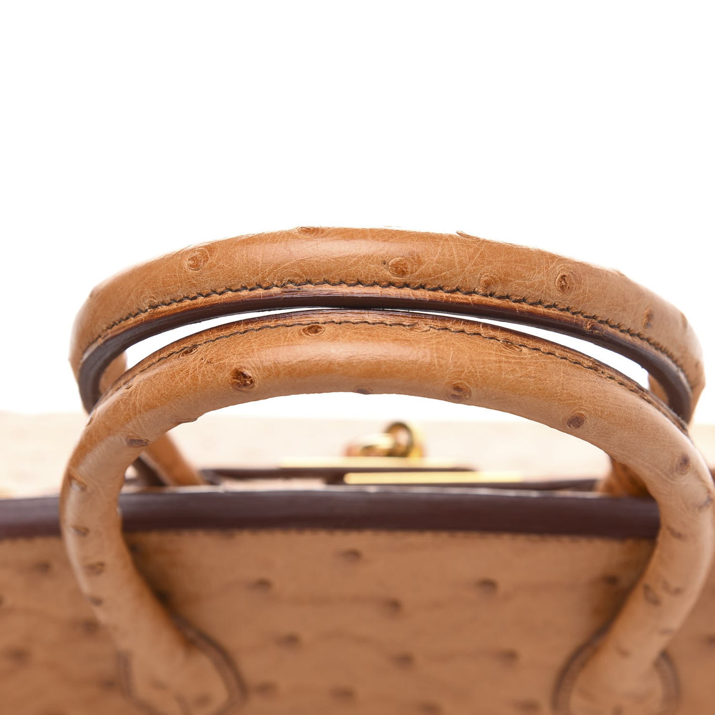 Ostrich Birkin 35 Gold