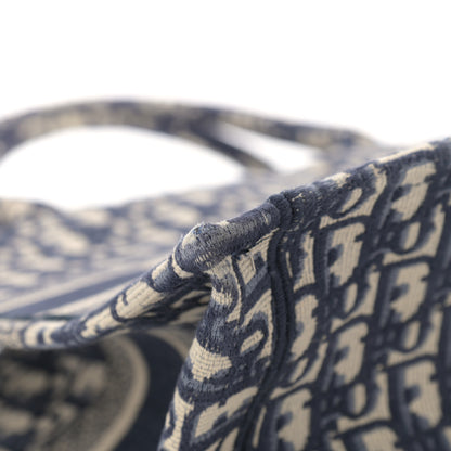 Christian Dior Oblique Medium Book Tote Blue Multicolor 6 of 12