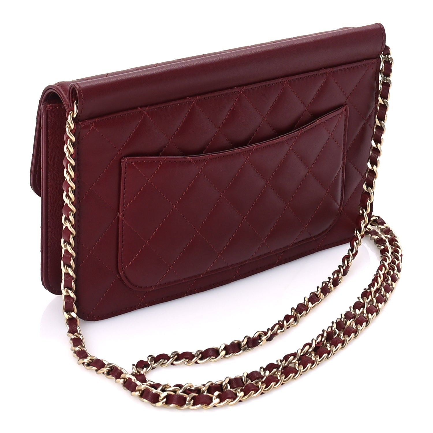 Chanel Lambskin Quilted Medium Crossing Times Flap  Red 2 of 10