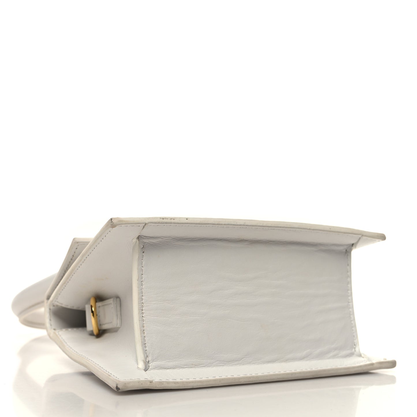 Smooth Calfskin Le Chiquito Moyen White