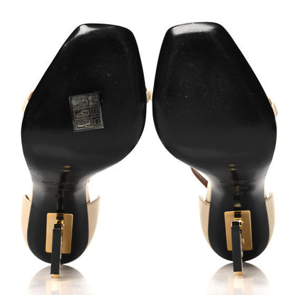 Saint Laurent Calfskin 110 Opyum Sandals 37 Real Beige 6 of 7