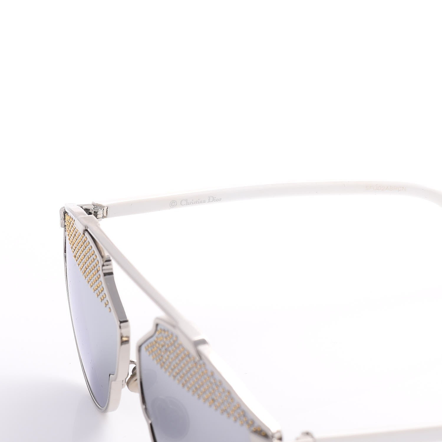 Christian Dior Studded So Real Sunglasses Silver 6 of 10