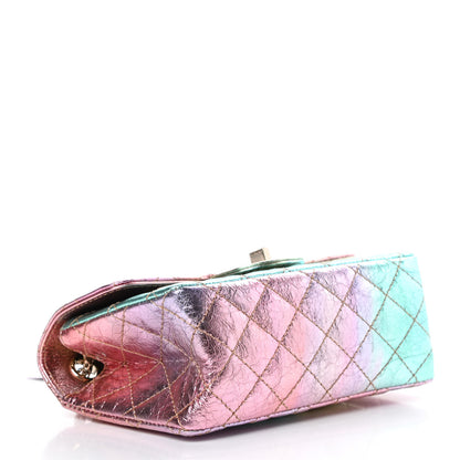Chanel Metallic Goatskin Quilted Mini 2.55 Reissue Flap Multicolor 4 of 11