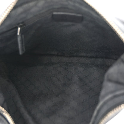 Gucci Denim Web Small Clasp Hobo Black 5 of 11