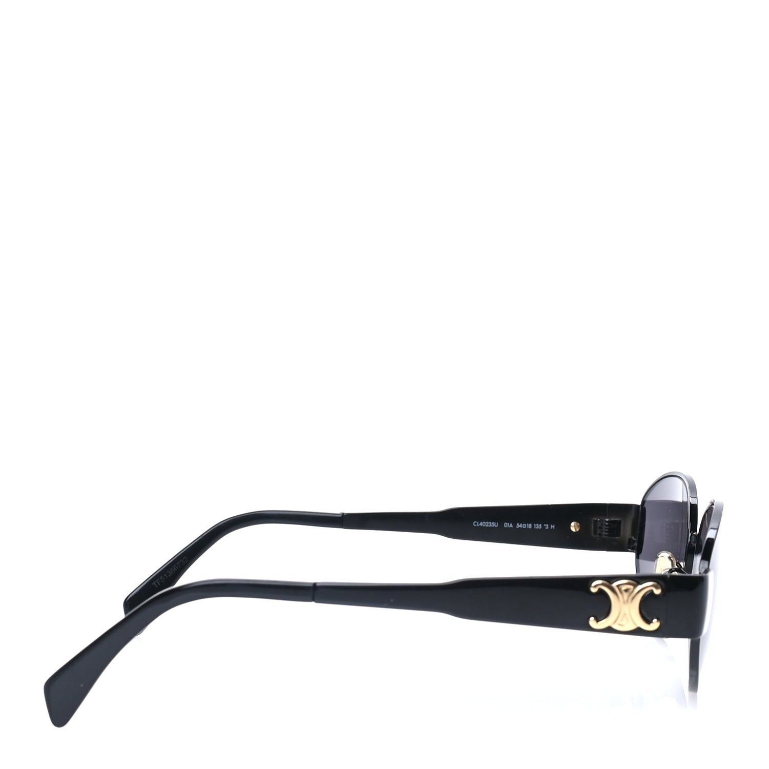 Celine Metal Triomphe 01 Sunglasses CL40235U Black Smoke 3 of 7