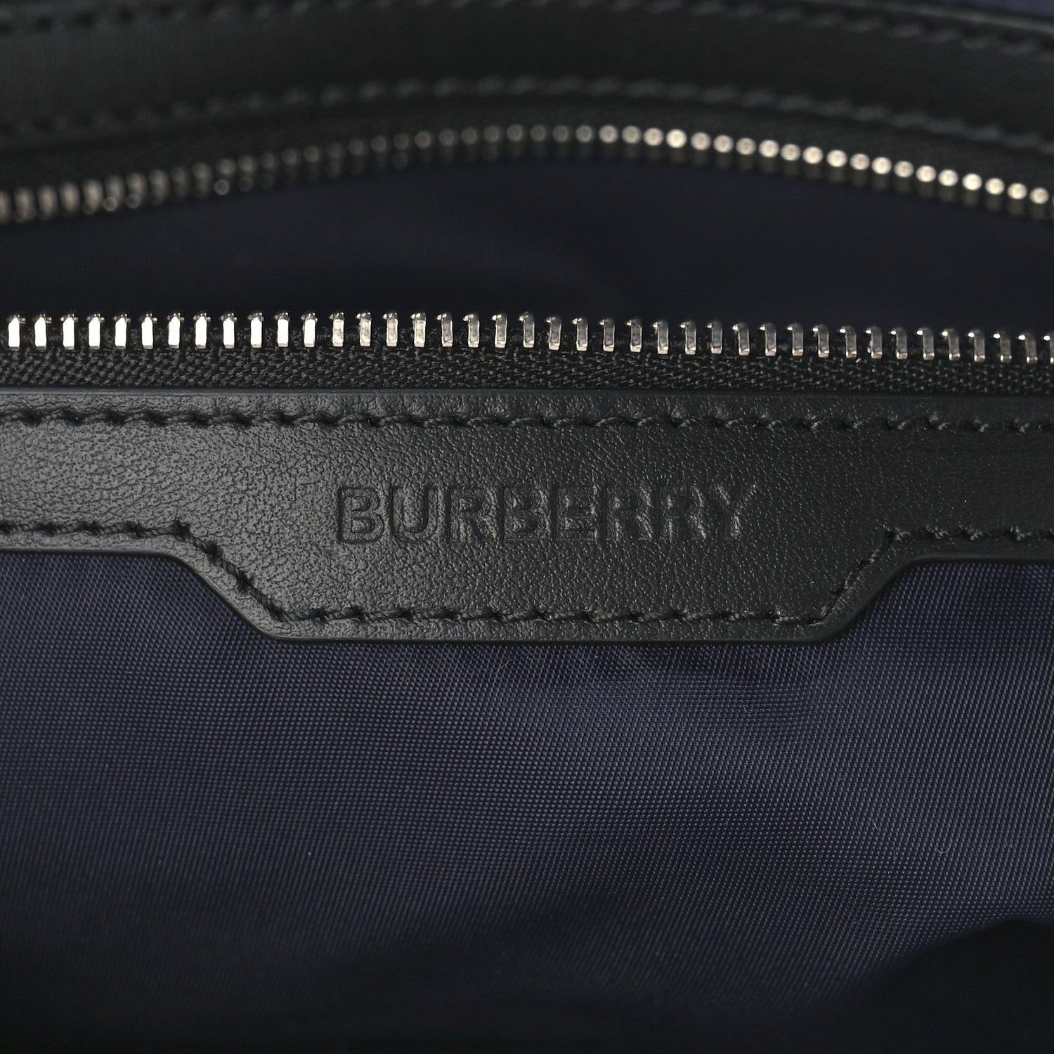 Burberry Nylon Logo Small Ardwell Tote Navy 6 of 12