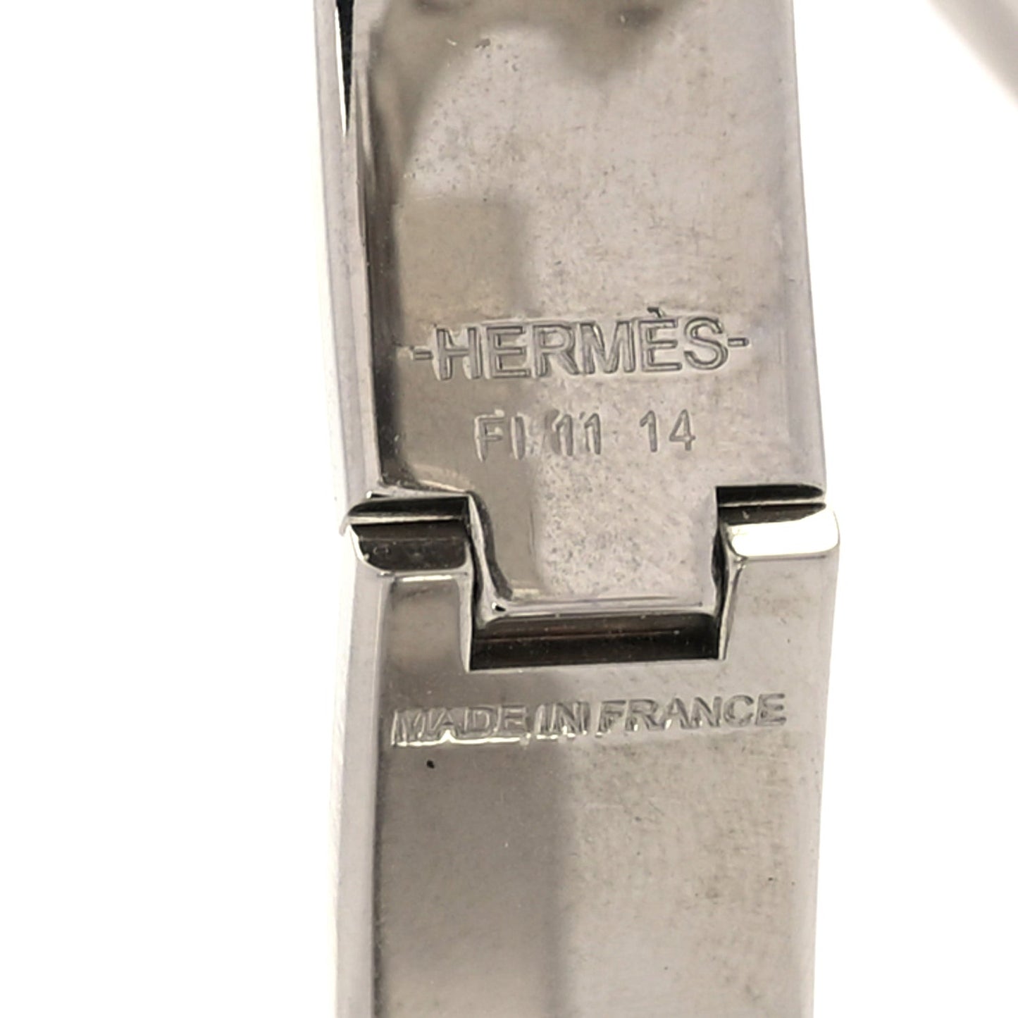Enamel Narrow Clic Clac H Bracelet PM  Bleu Atoll