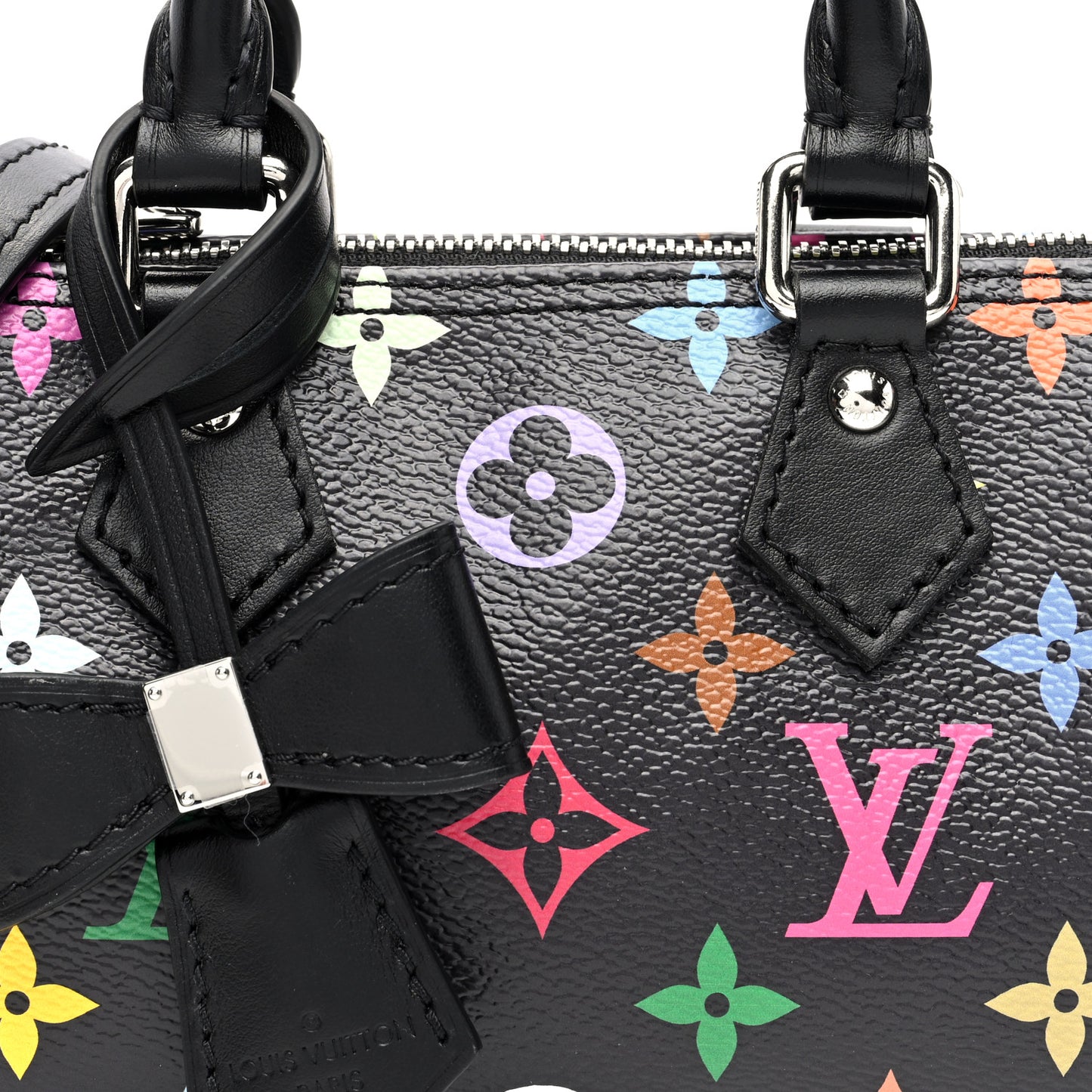 LV X TM Monogram Multicolor Nano Speedy Black