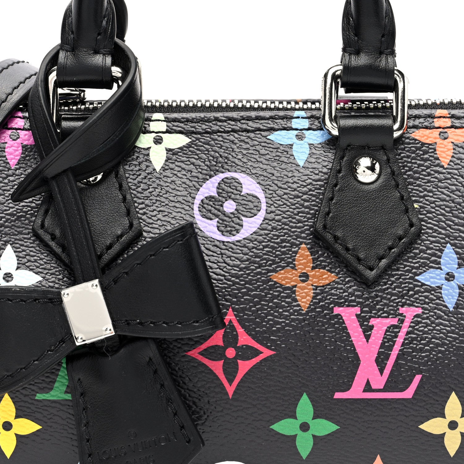 Louis Vuitton LV X TM Monogram Multicolor Nano Speedy Black 7 of 9