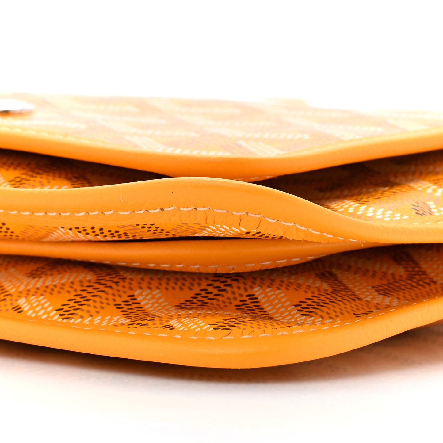 Goyardine Plumet Wallet Clutch Yellow