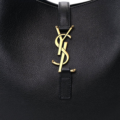 Saint Laurent Smooth Calfskin Small Le 5 A 7 Soft Hobo  Black 6 of 8