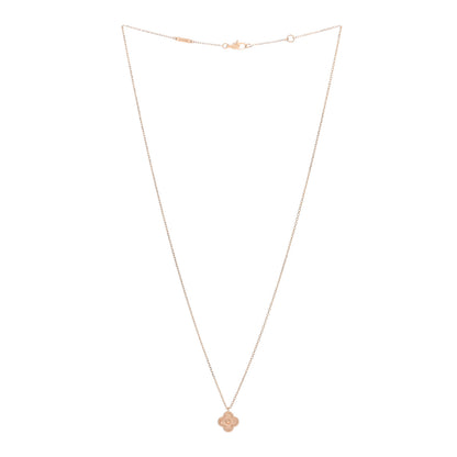 Van Cleef & Arpels 18K Rose Gold Sweet Alhambra Pendant Necklace 2 of 4