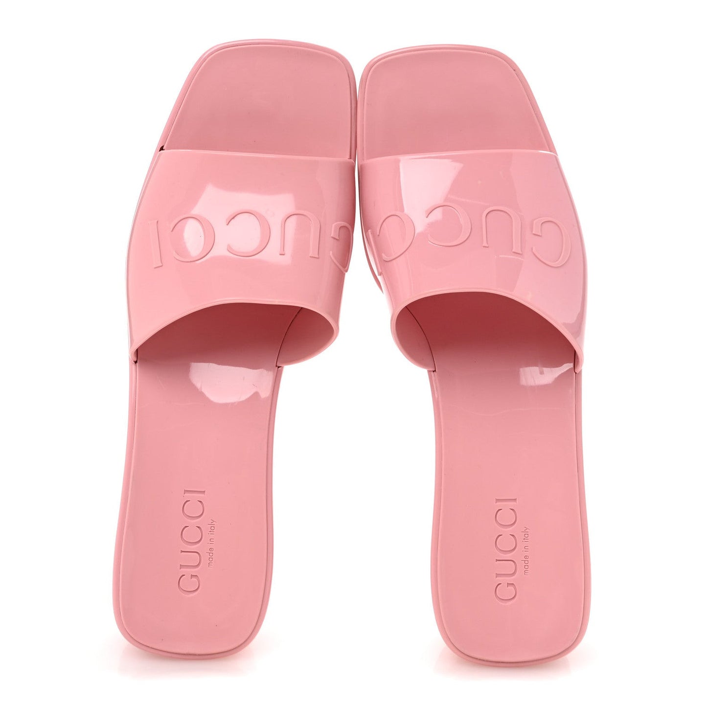 Rubber Logo Womens Platform 20/60mm Slide Sandals 39 Wild Rose
