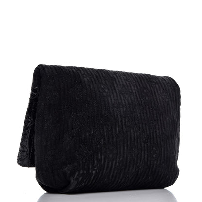 Louis Vuitton Suede Monogram Motard Afterdark Clutch Black 3 of 7
