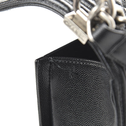 Chanel Caviar Quilted New Medium Boy Flap Black 11 of 12