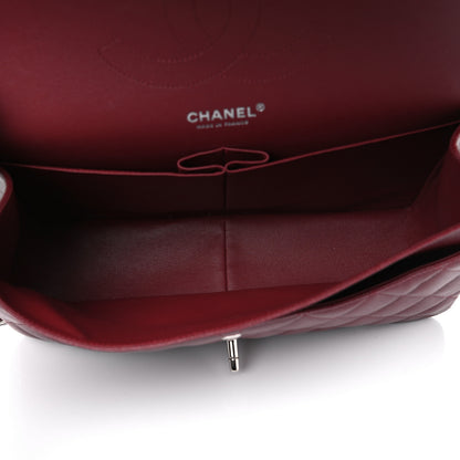 Chanel Caviar Quilted Jumbo Double Flap Burgundy 4 of 4
