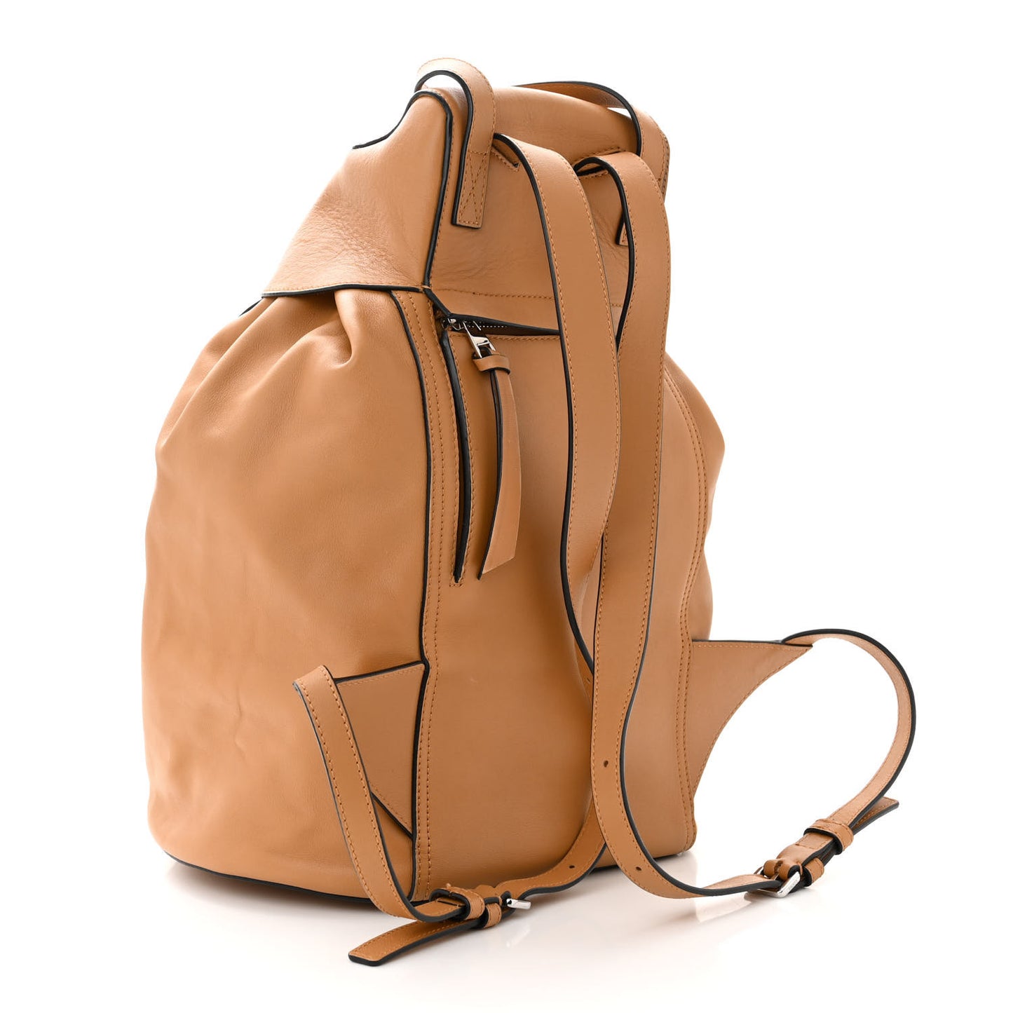 Calfskin Belt Backpack Tan