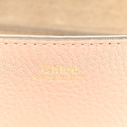 Chloe Grained Lambskin Mini Drew Shoulder Bag Cement Pink 6 of 9