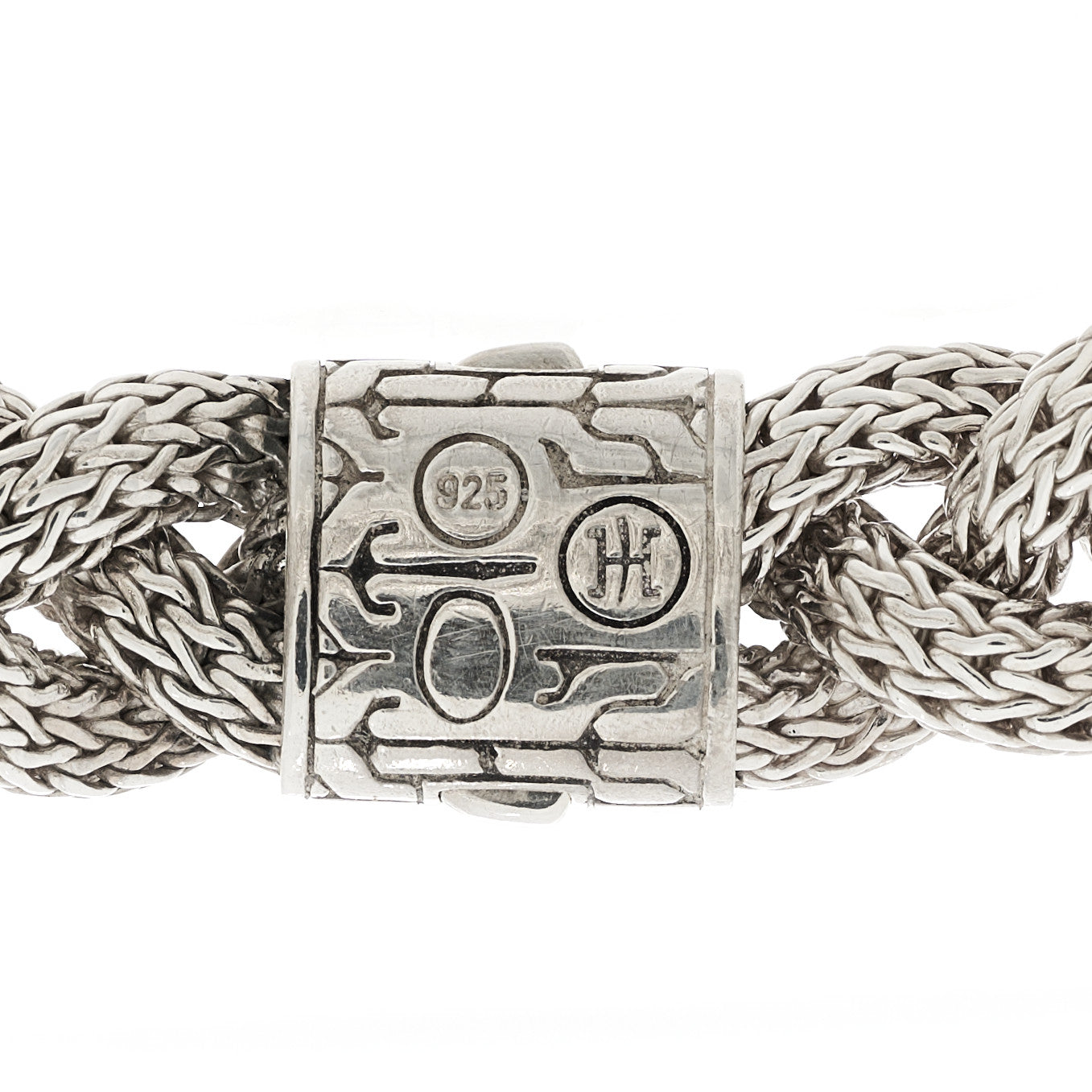 John Hardy Sterling Silver Medium Braided Classic Chain Bracelet 3 of 4