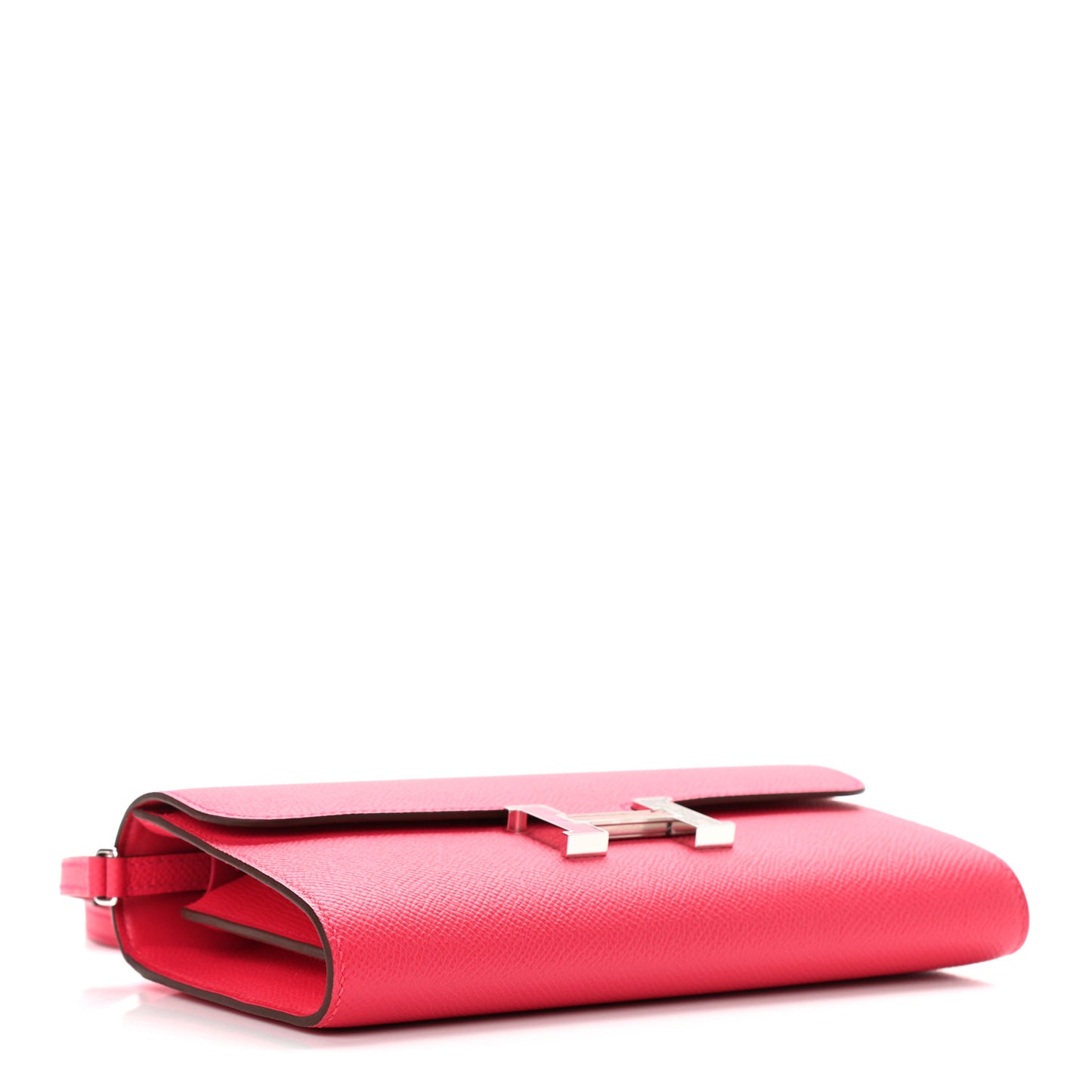 Epsom Alligator Lizard Constance Wallet To Go Rose Extreme